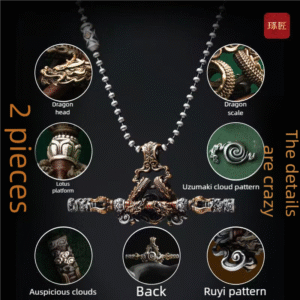 Monkey King's Legendary Golden Cudgel Pendant