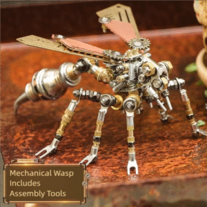 Assembled mechanical wasp